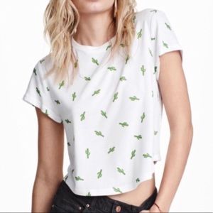 ⭐️3 for $15⭐️ Cactus Print Crop Top